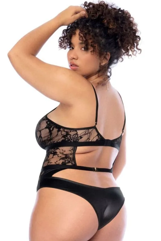 Kheira - Body dentelle dos nu grande taille